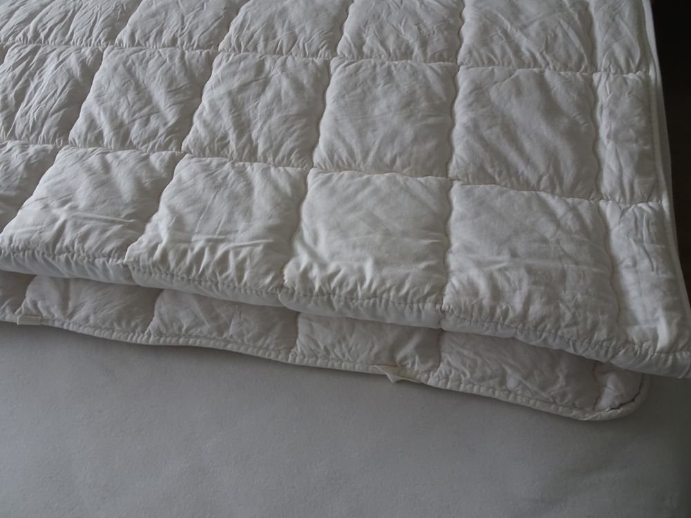 Caleffi Steppdecke Einzelbett – Modell Ibiza, 100 % Baumwolle, Antiallergische Füllung, Waschbar, In Ozean/Blau