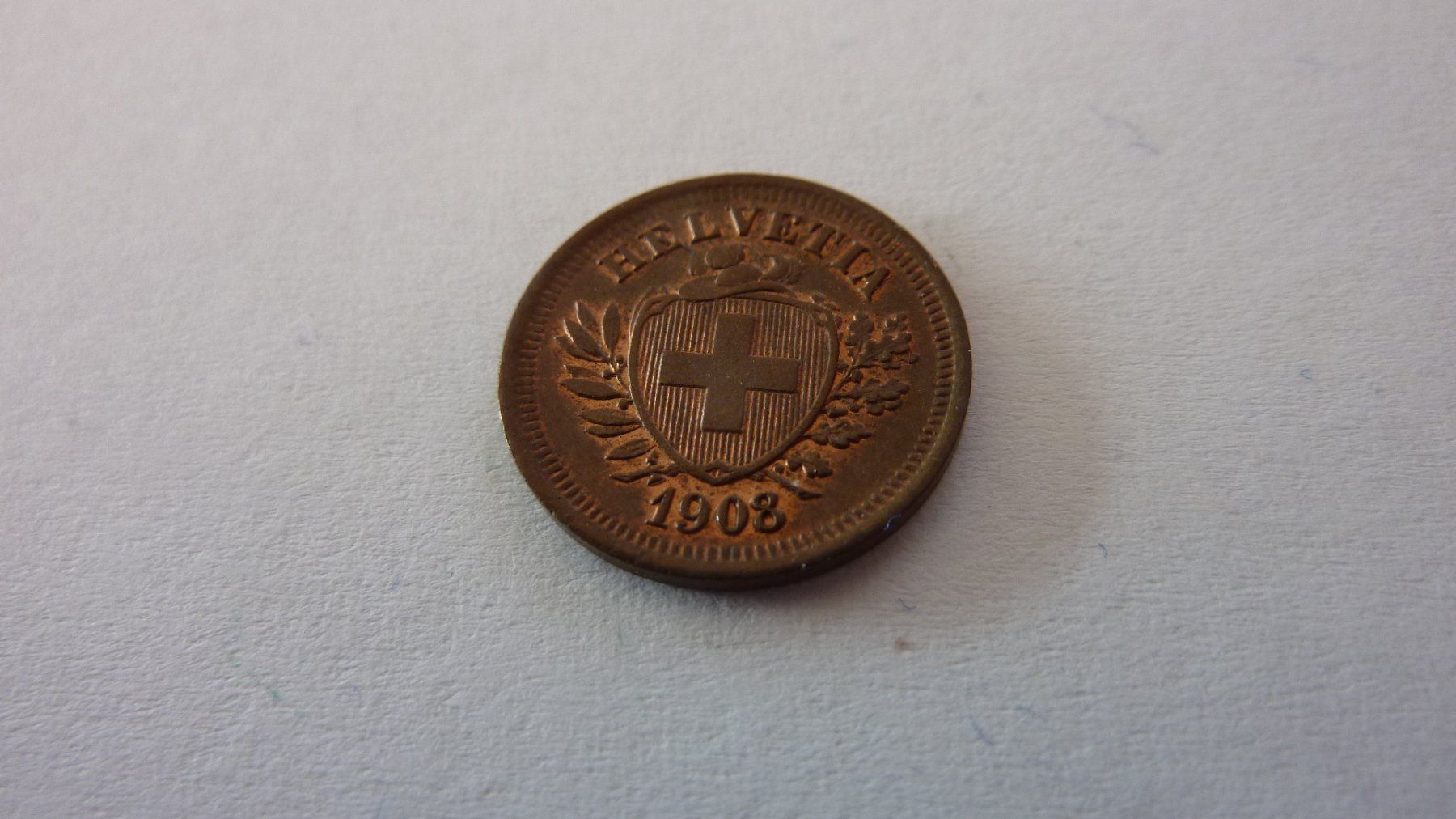 Toutes les monnaies: Uralter Einräppler 1908, unzirkuliert – Neuf (Voir description) à Birrwil par Schnaepli