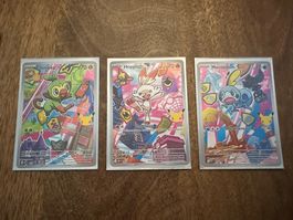3er Set Pokémon Sammelkarten - Serie 2 DE