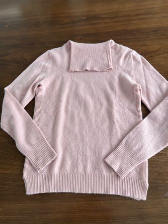Damen Kaschmir Pullover, Gr. 38, Zartrosa