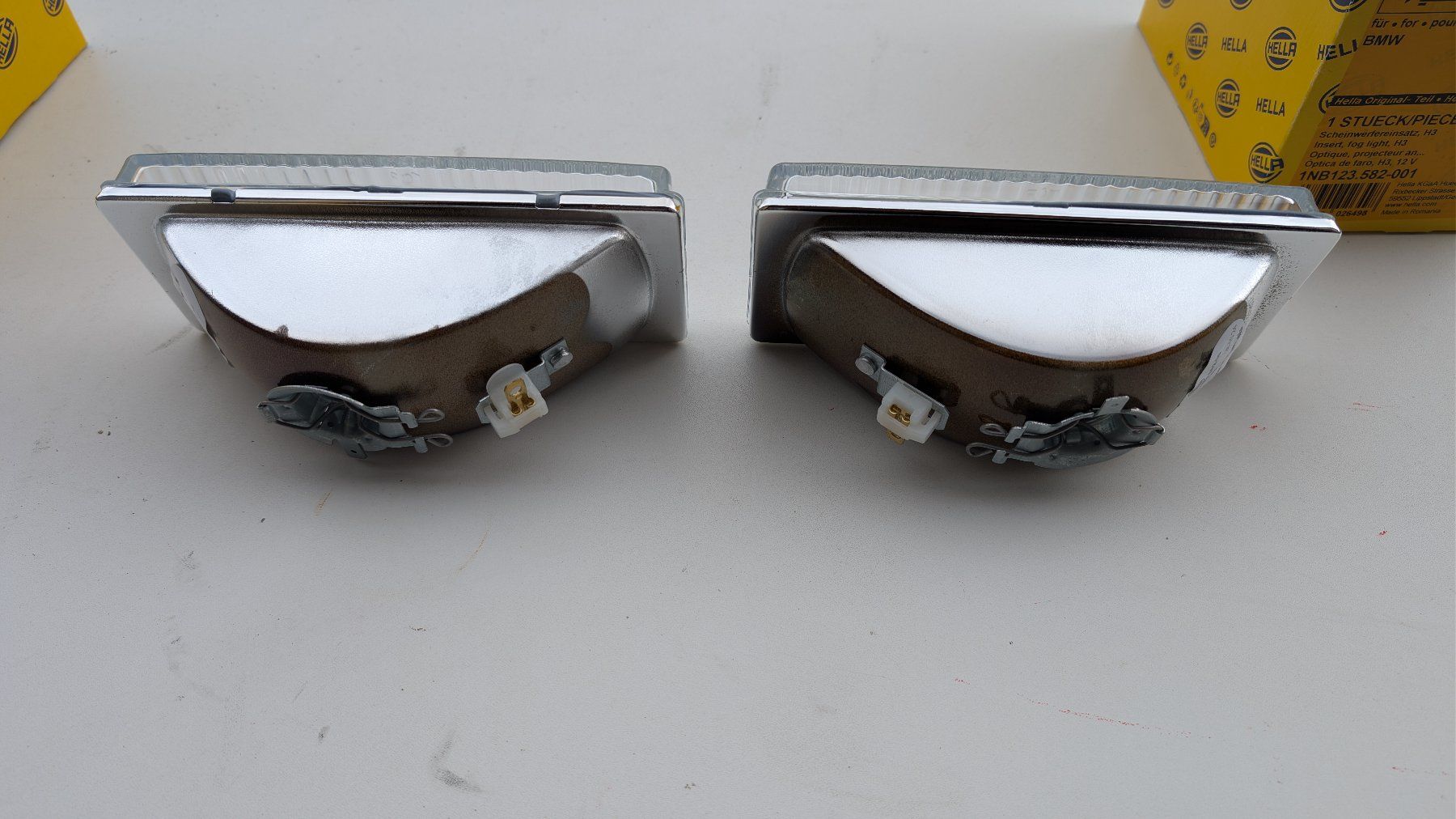 Hella Fari: HELLA  1NB 123 581/582-001  Nebelscheinwerfer  E30 E24 E28 – Nuovo e nell'imballaggio originale da Ruschein venduto da RallyProfi92 3