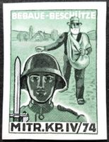 Soldatenmarke 2.WK, Mitrailleur Kp IV/74, Wi Inf 429-2