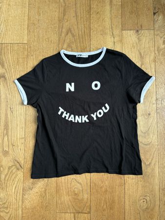 T-Shirt FB Sister Schwarz/Weiss Grösse L