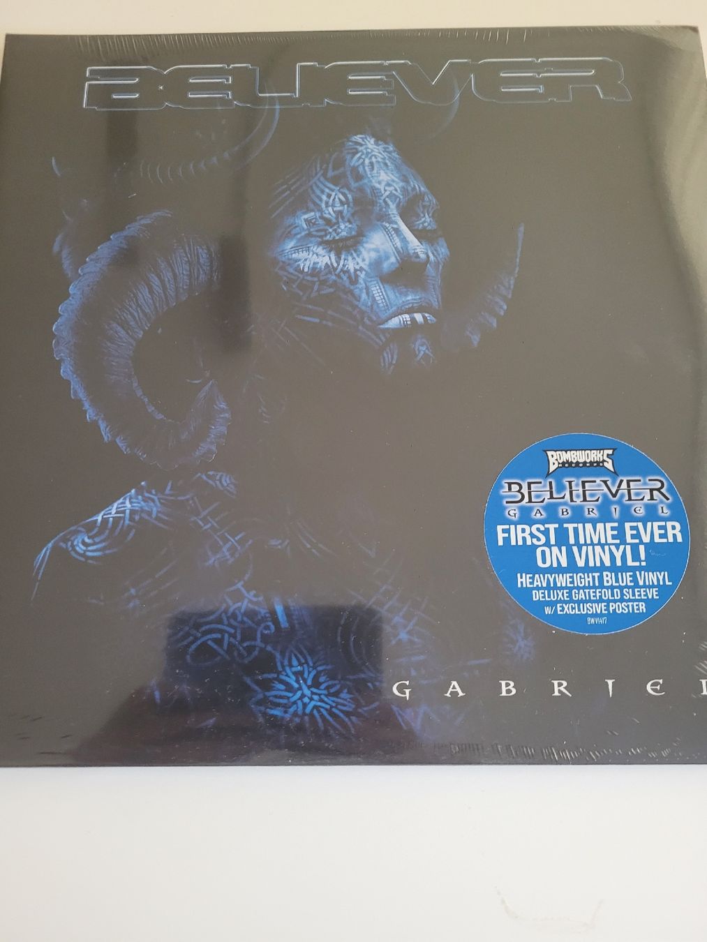 Dischi in vinile: Believer - Gabriel 2xLP Gatefold Blue Vinyl – Nuovo e nell'imballaggio originale da Münsingen venduto da Drachenwurst