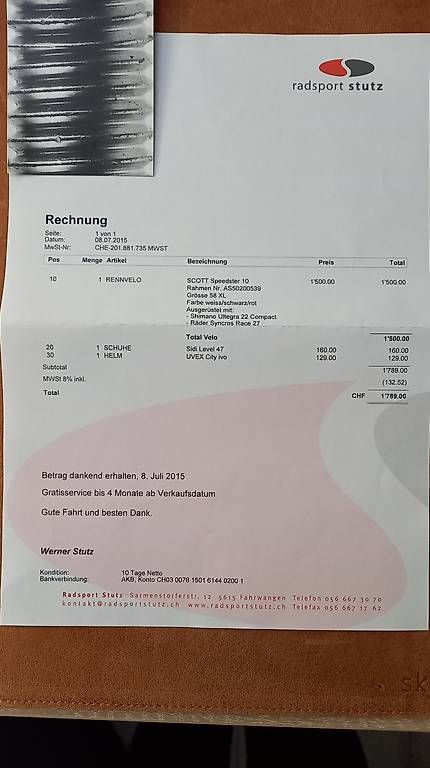 Scott Velos: Rennvelo Scott Speedster 10 – Gebraucht aus Hägglingen von sab_9mpp 1