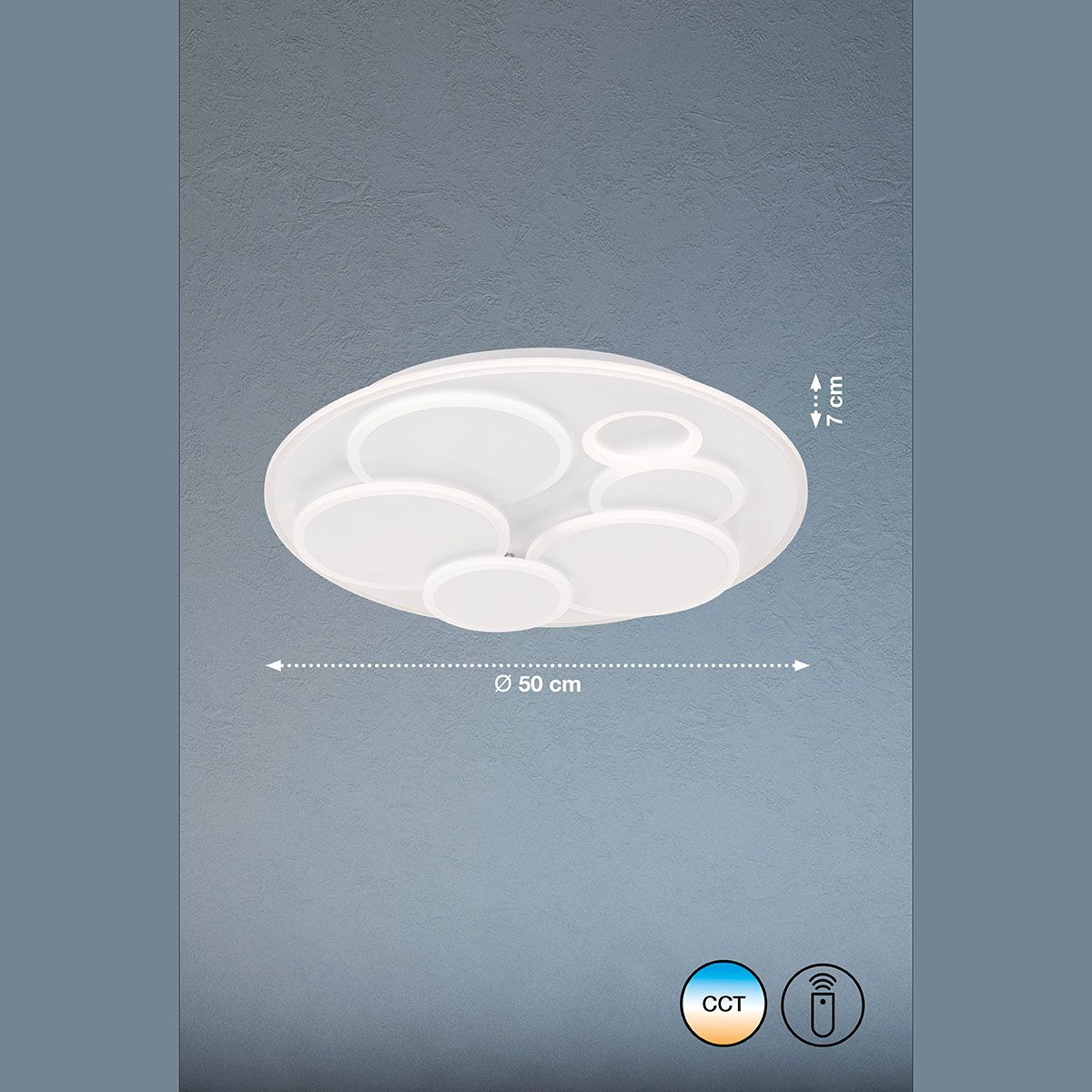 Lampadari & plafoniere: LED Deckenleuchte, Weiss, Dimmbar – Nuovo (secondo la descrizione) da Kreuzlingen venduto da Smart-Light 5