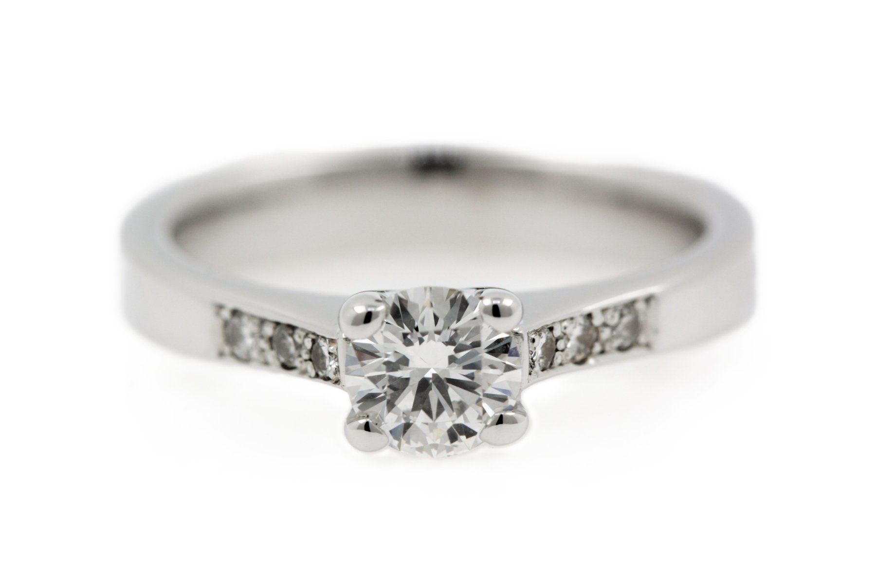Ringe: Brillant Solitär Ring 0.59ct VS/I 18K Weissgold *S1335 – Gebraucht aus Zürich von luxtrade 2