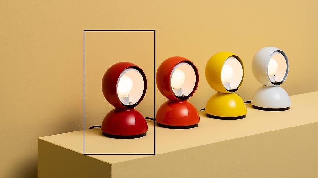 Lampes: Lampe de chevet rouge design Artemide Eclisse neuve – D'occasion à Ecublens VD par r0c_872m 1
