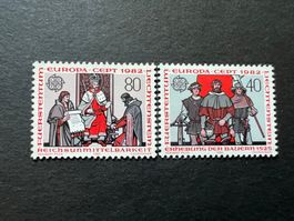 F Liechtenstein 1982 730-731   **  super  (5855)
