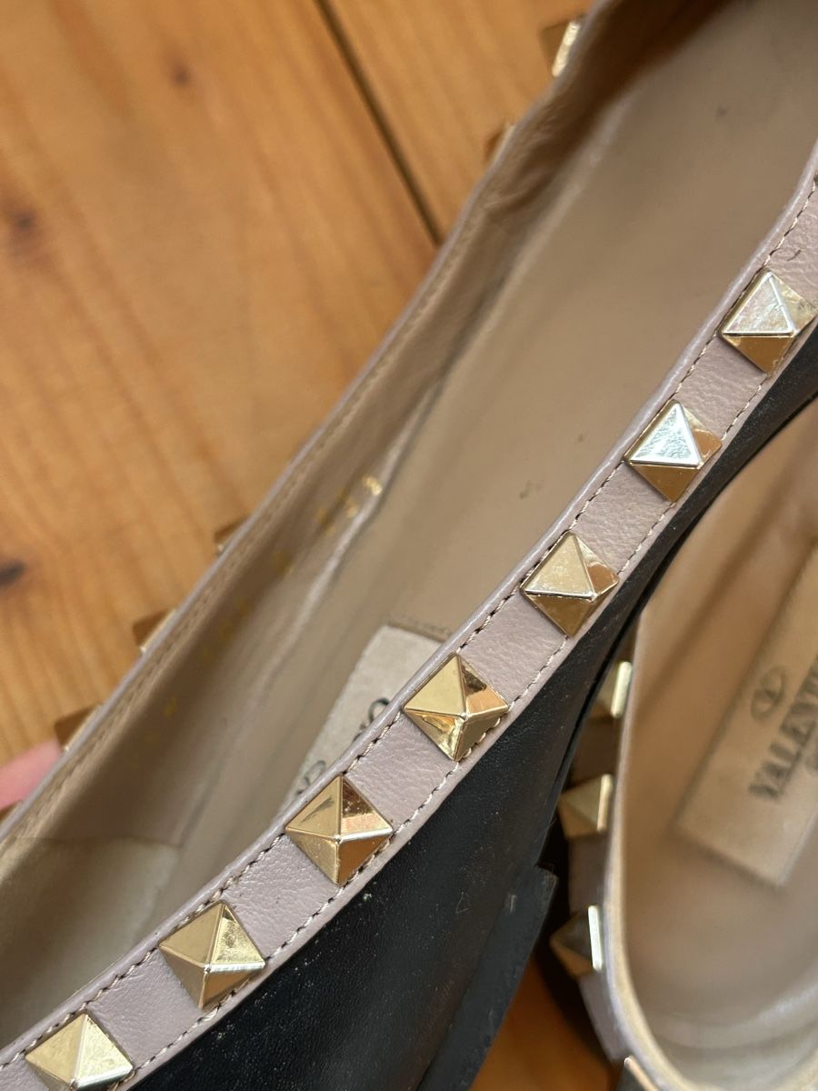 Valentino Scarpe da donna: Valentino Black Stud Ballerina – Usato da St.Josefen venduto da lop_lh8d 4