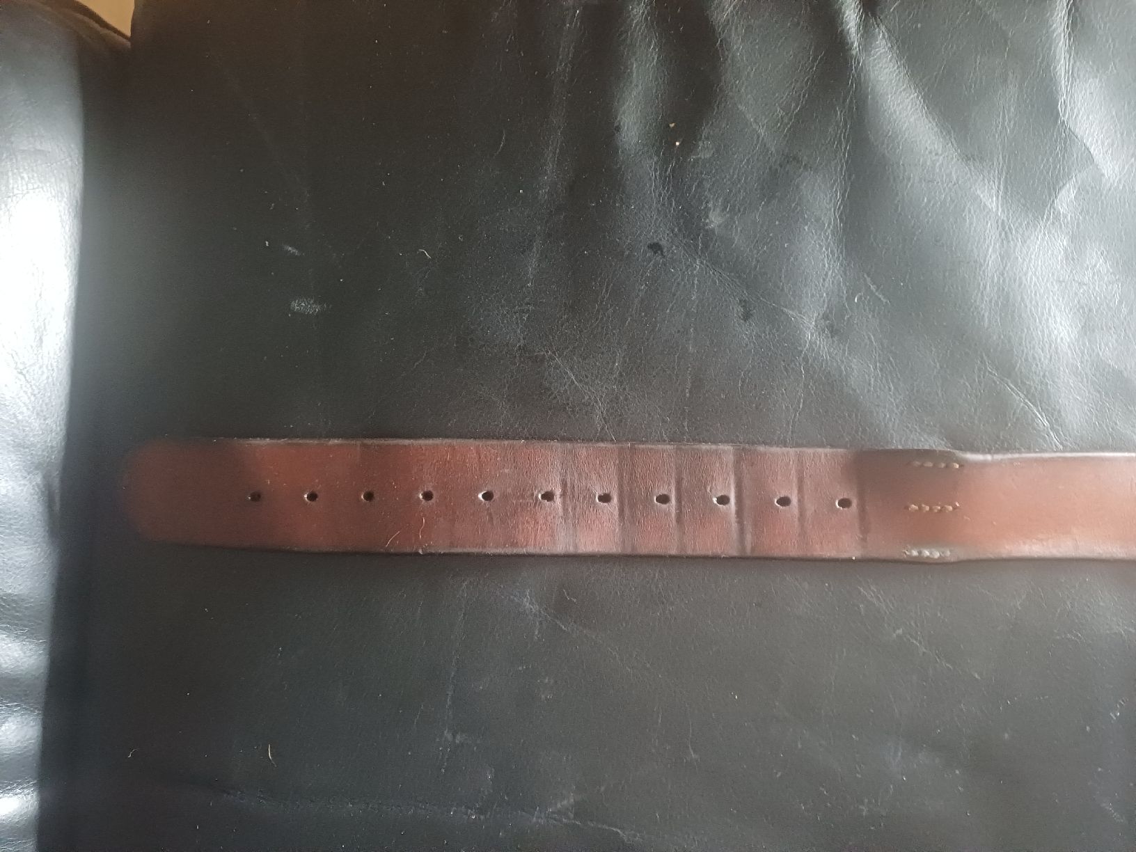 Schweizer Armee Cinture: Offiziersgurt ca110cm von1977 Schweizer Armee – Usato da Ebersecken venduto da Napf08 3