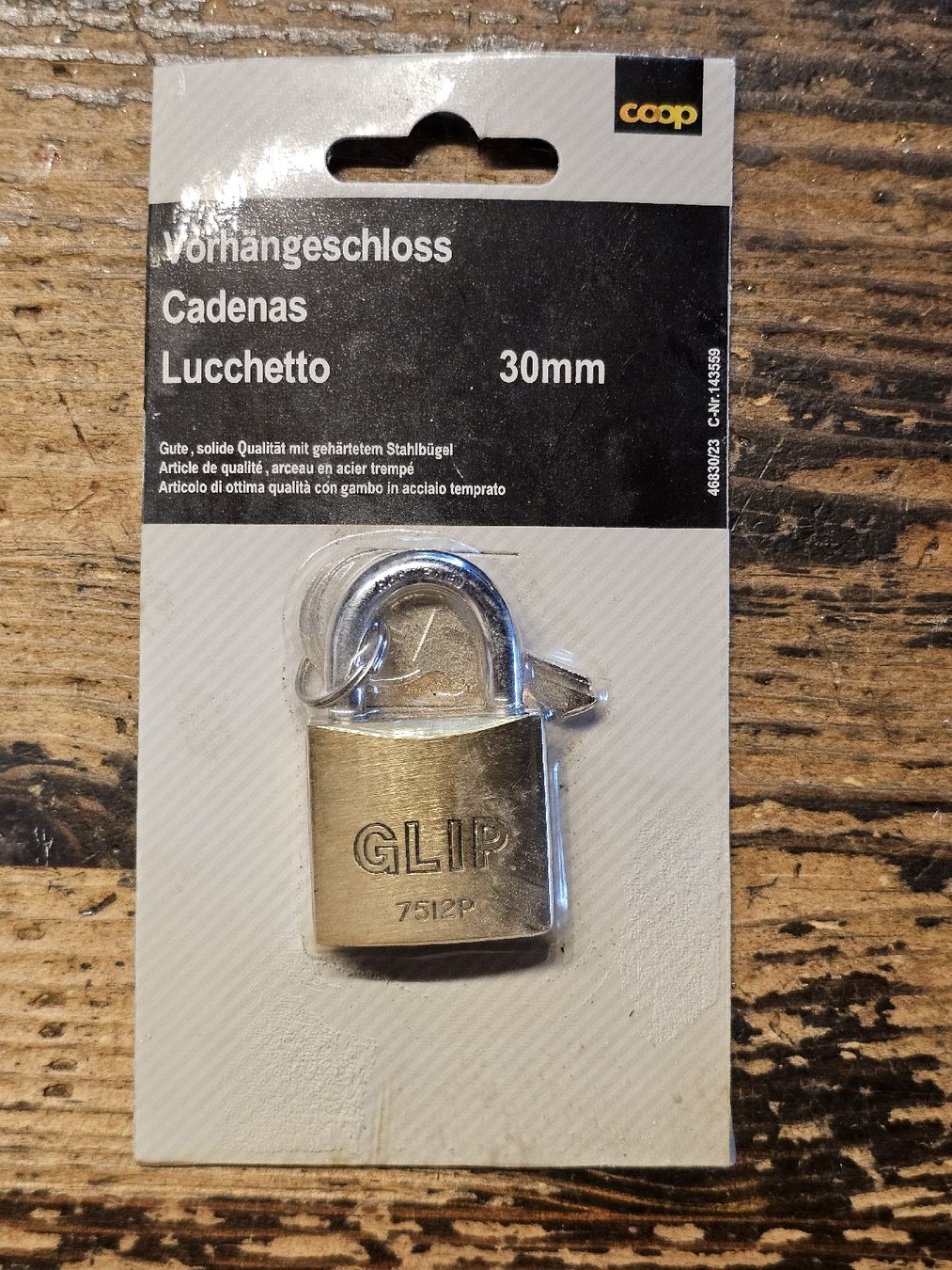Schlösser: Vorhängeschloss 30mm – Gebraucht aus Meisterschwanden von Hummer21