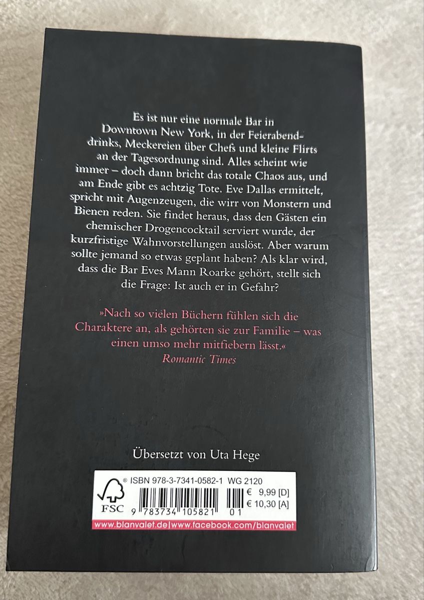 Libri: J.D. Robb "Verfssuhrerische Täuschung" - Roman – Usato da Basel venduto da AninaAti 1