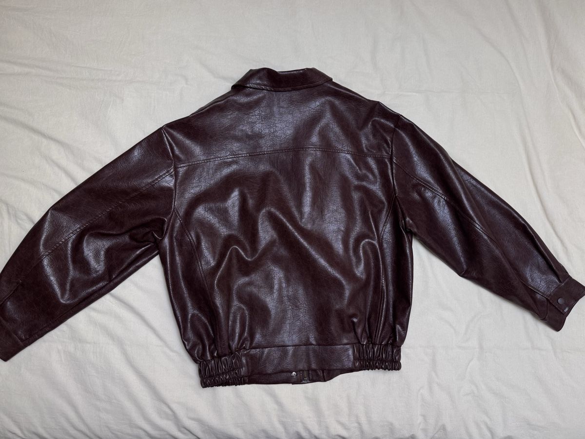 Shein Giacche: Bordeaux Lederjacke Noname – Usato da Sissach venduto da jameliagr 2