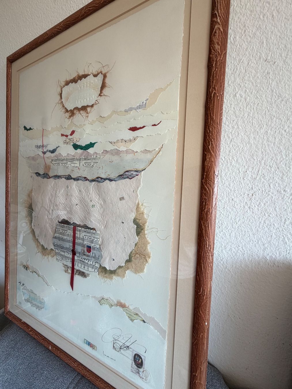 Gemälde: RICARDO BENAIM Mixed-Media-Kunstcollage – Gebraucht aus Basel von PAUL_ART 5