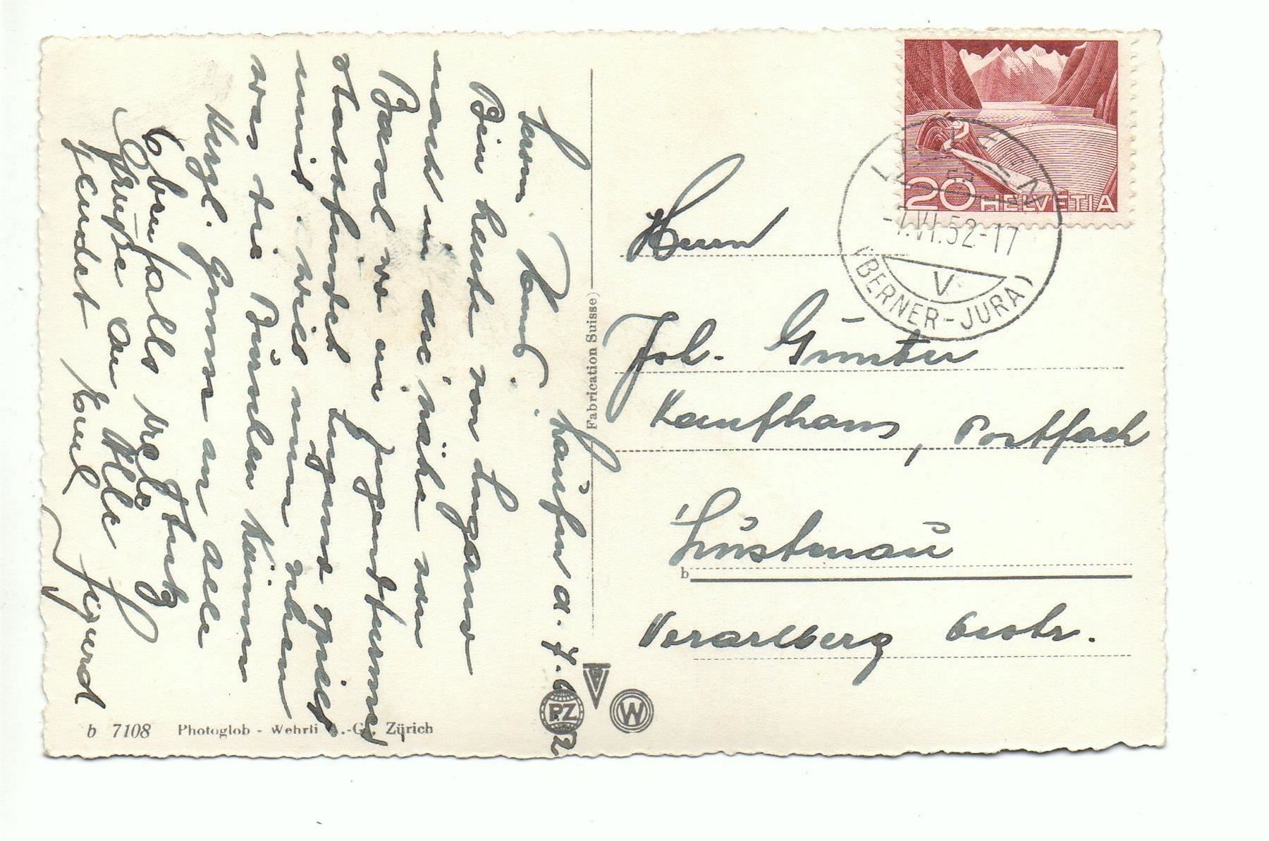 Cartoline postali: LAUFEN (Kt. Bern) – Usato da Jona venduto da philajona 1