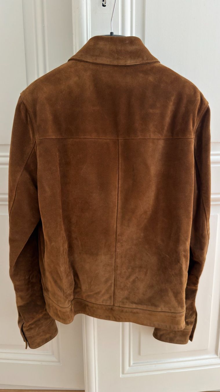 Saint Laurent Giacche: Veste en daim Saint Laurent – Usato da Genève venduto da tan_h6b8 2