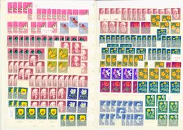 12 Seiten Pro Juventute ** ab 1951 auch Vierer (C108)