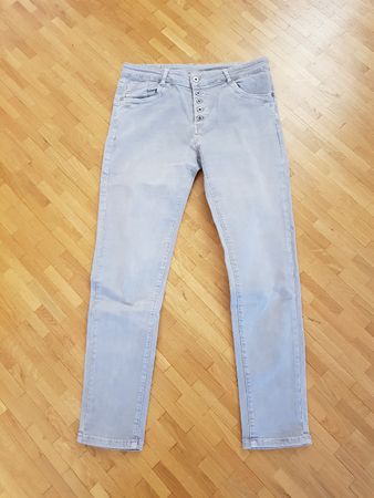 Jeans gris clair Taille L - neuf