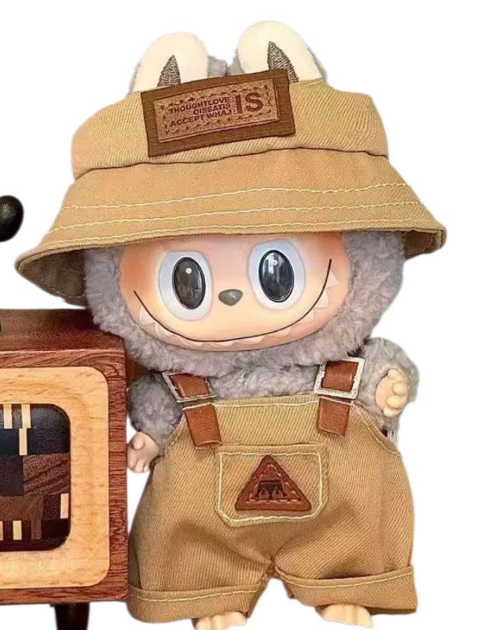 Figuren: Labubu ensemble 2 pièces beige NEUF sans peluche – Neu und originalverpackt aus St-Imier von goodber