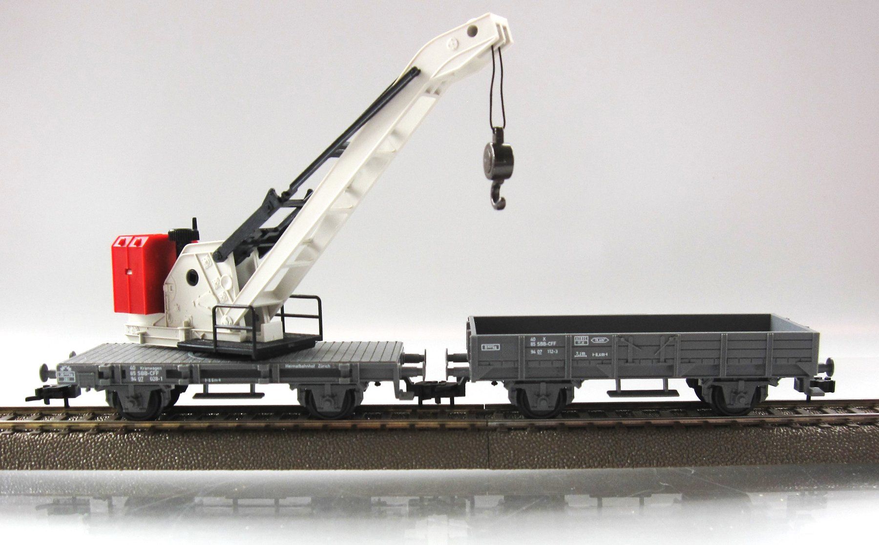 Fleischmann Modellini di ferrovie: Fleischmann SBB Sersa Bauzug 3-teilig, Epoche IV – Nuovo (secondo la descrizione) da Derendingen venduto da Benfis 2