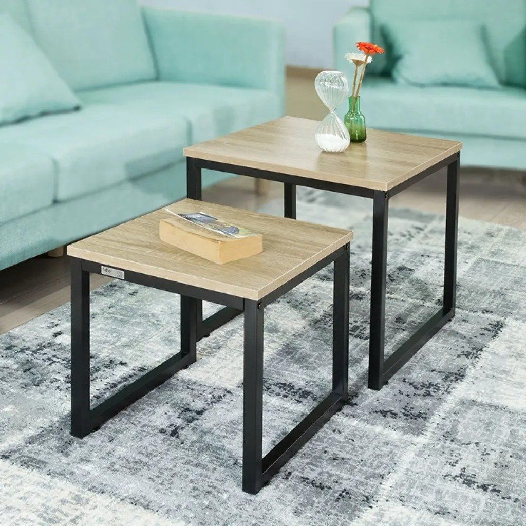 Tische: 2er Set Couchtisch, Satztisch, Sofatisch, Kaffeetisch – Neu und originalverpackt aus Winterthur von aredo 7