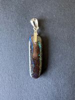 Pendentif opale boulder (Australie) et argent 925