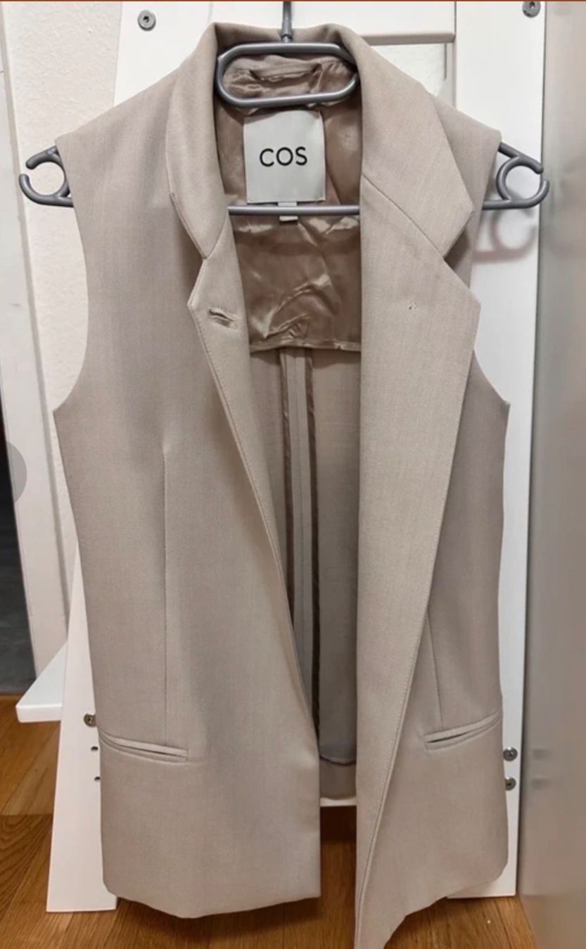 Cos Gilet & Giacche senza maniche: COS Weste, Gr. 34, Beige, Elegant – Nuovo (secondo la descrizione) da Birsfelden venduto da goe_fg6r 1