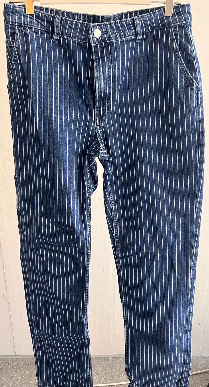 Monki Jeans: MONKI striped jeans cargo – Nuovo (secondo la descrizione) da Lausanne venduto da NYC67 1