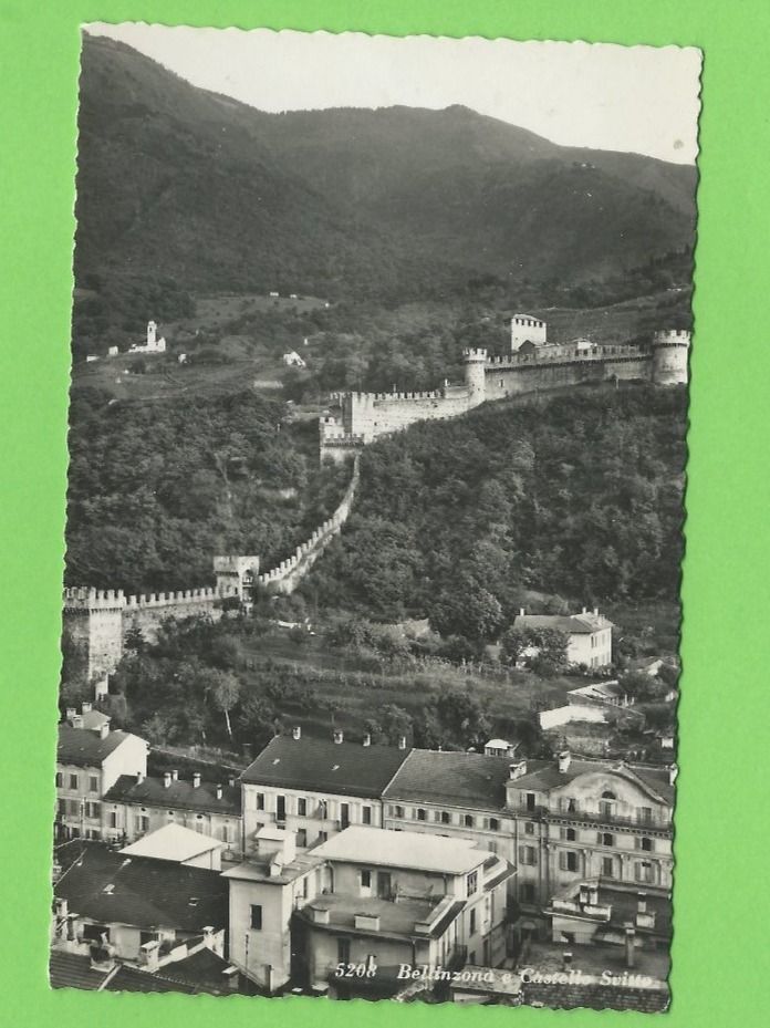 Cartoline postali: Bellinzona e Castello Svitto – Usato da Zürich venduto da t24_de