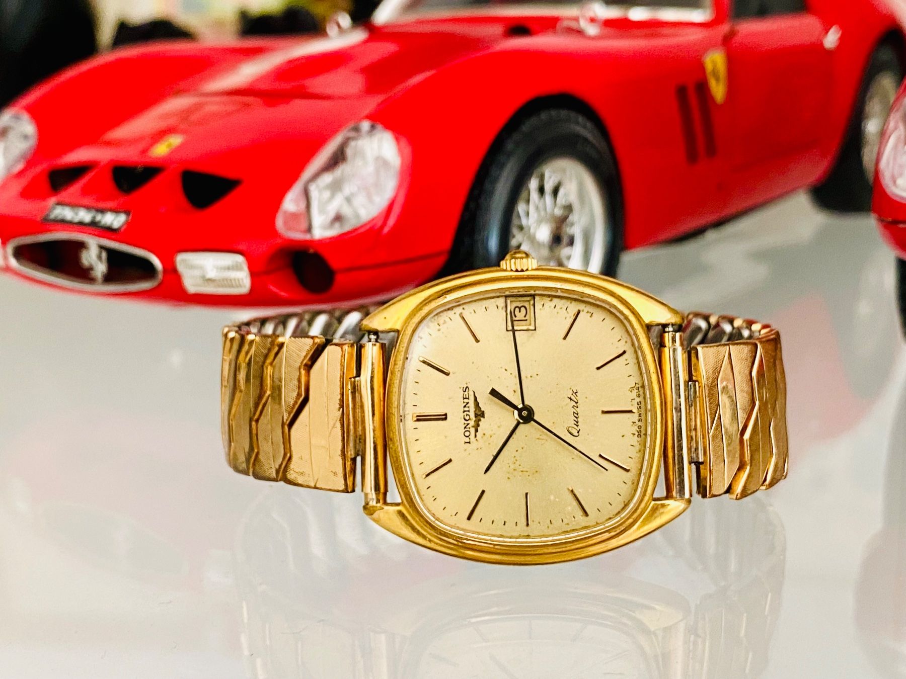 Longines Orologi: Longines Tank gold plated ref. 6147 950 – Usato da Küsnacht ZH venduto da Pedramy