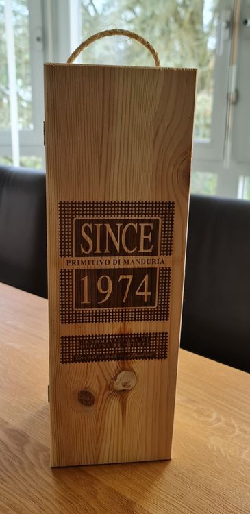 Autres: Weinkiste (leer) aus Holz - Primitivo Di Manduria – D'occasion à Sempach Station par Semion