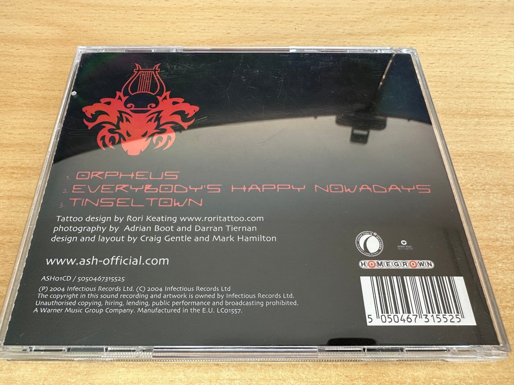 CD: B2 Ash – Orpheus - Single CD – Usato da Rikon im Tösstal venduto da Alpenmutz 1