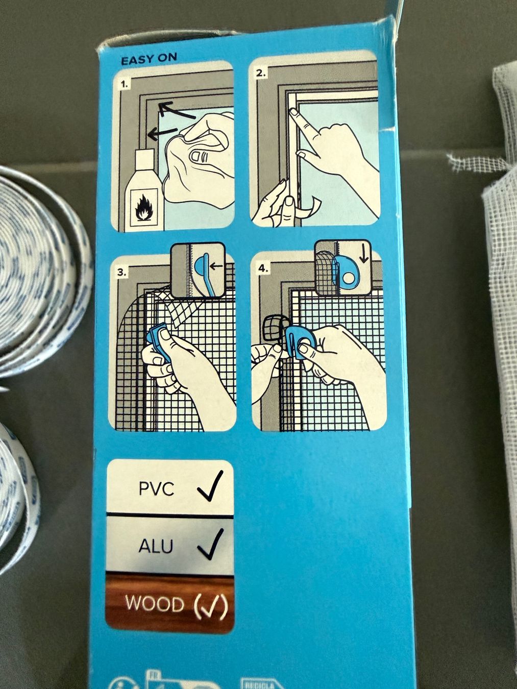 Altro per la casa: Tesa Klett Fliegengitter Insect Stop weiss NEU ! – Usato da Chur venduto da Hermes421 3