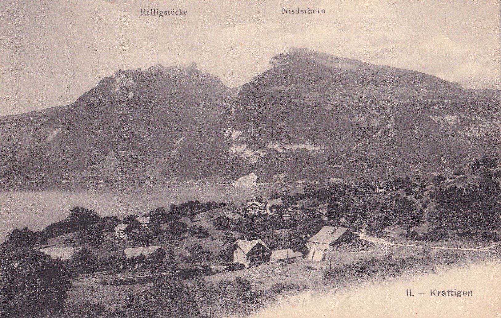 Cartoline postali: Krattigen Teilansicht – Usato da Olten venduto da clotaldi