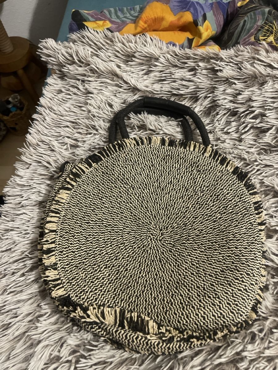 Zara Borse: Sac rond en paille Zara Basic Collection, style bohème – Usato da Brügg BE venduto da mar_lwt8 1