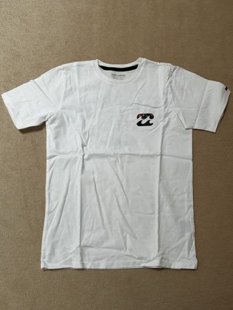 Billabong T-Shirt Weiss Grösse 12 100% Baumwolle neuwertig