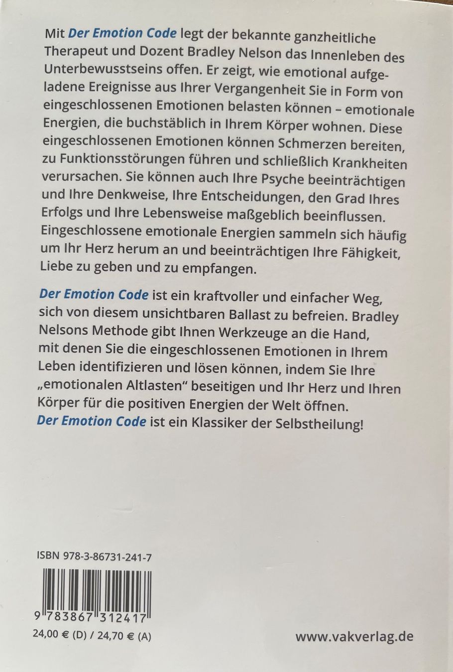 Bücher: Emotion Code / Bradley Nelson – Neu (gemäss Beschreibung) aus Ftan von ch__68hf 2