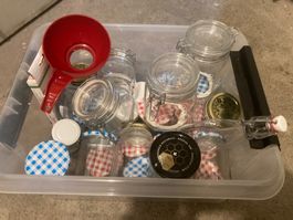 Einmachgläser-Set mit Bügelgläsern & Zubehör