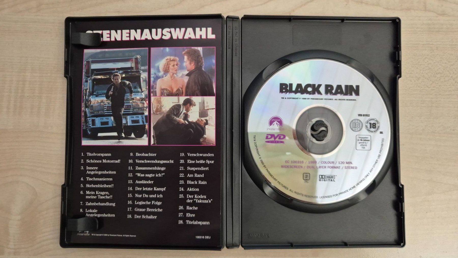 Tutti i DVDs: Black Rain DVD Michael Douglas Widescreen Collection – Usato da Dornach venduto da SolaRich 2