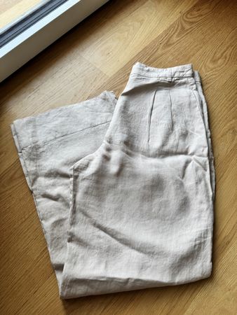 Leinenhose beige Grösse 36 Marc O‘Polo