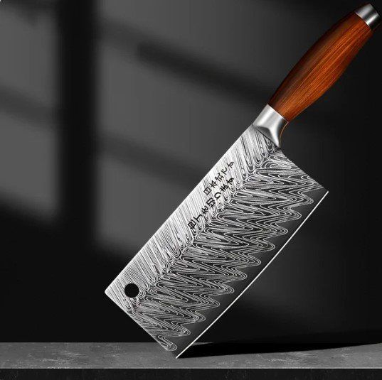 Küchenmesser: Japanisches Edelstahl Küchenmesser / Hackmesser / Allzweck – Neu und originalverpackt aus Muttenz von  2