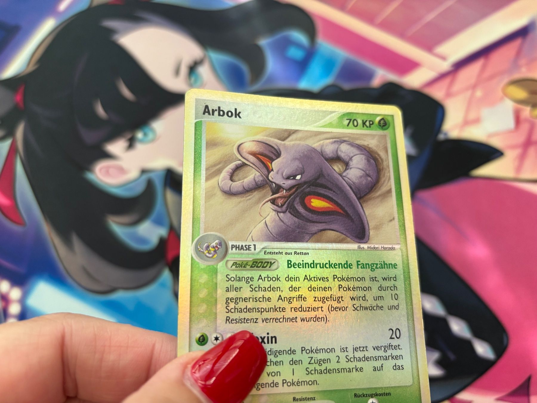 Pokémon Sammelbilder & Trading cards: 2003 POKEMON Arbok Reverse Holo EX Sandsturm 29 – Gebraucht aus Wilen (Sarnen) von Seeungeheuer 1