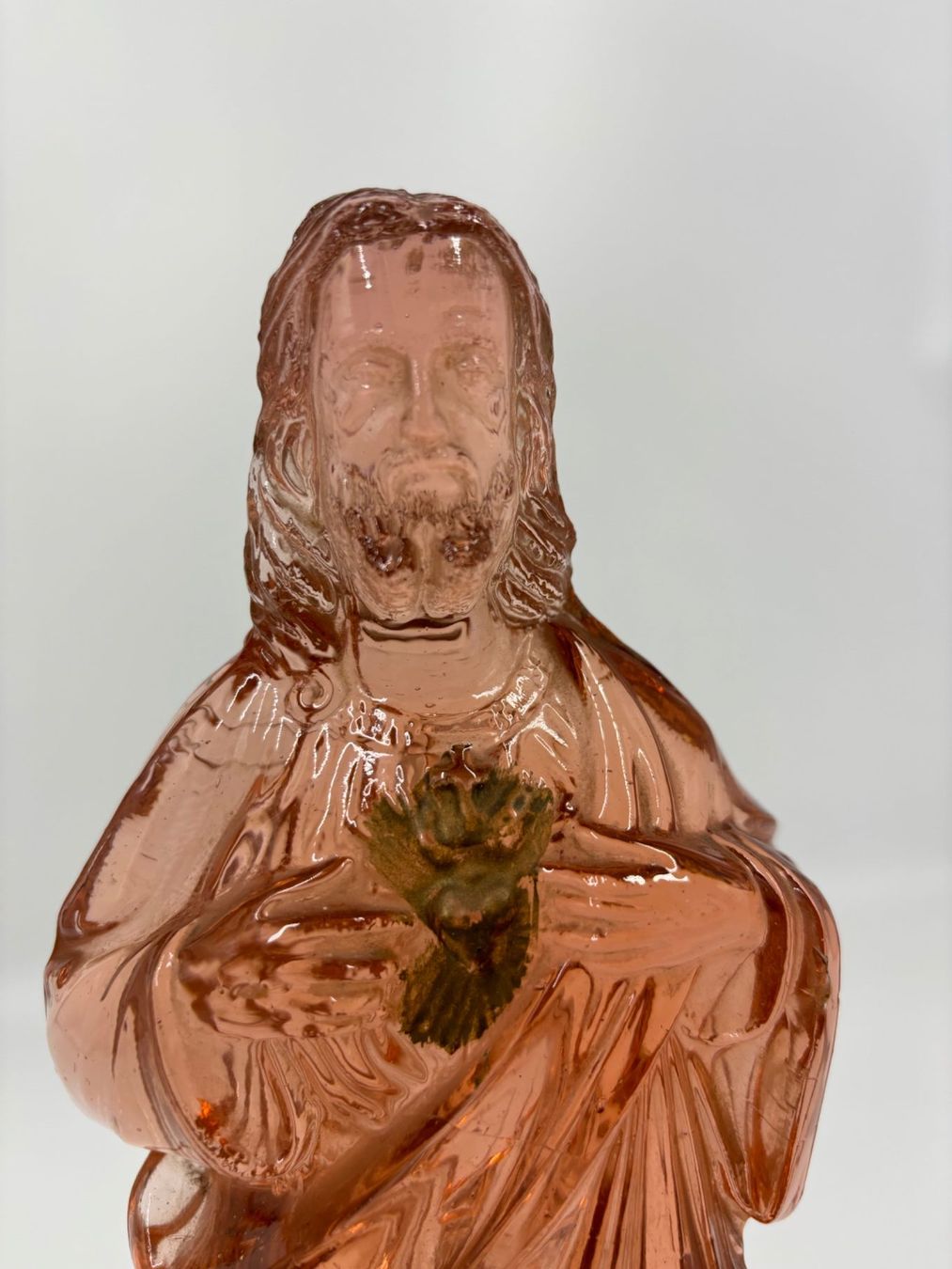 Carillon: Spieluhr, Jesus-Statue, Glasfigur – Usato da Schafisheim venduto da drehorgelmax 3