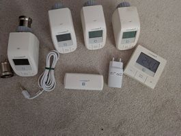 Homematic Heizungskontrolle, 4 Thermostaten & Access Point