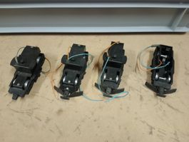 4 x Rollgestell von Fama Spur Om 1:45 ohne Motoren