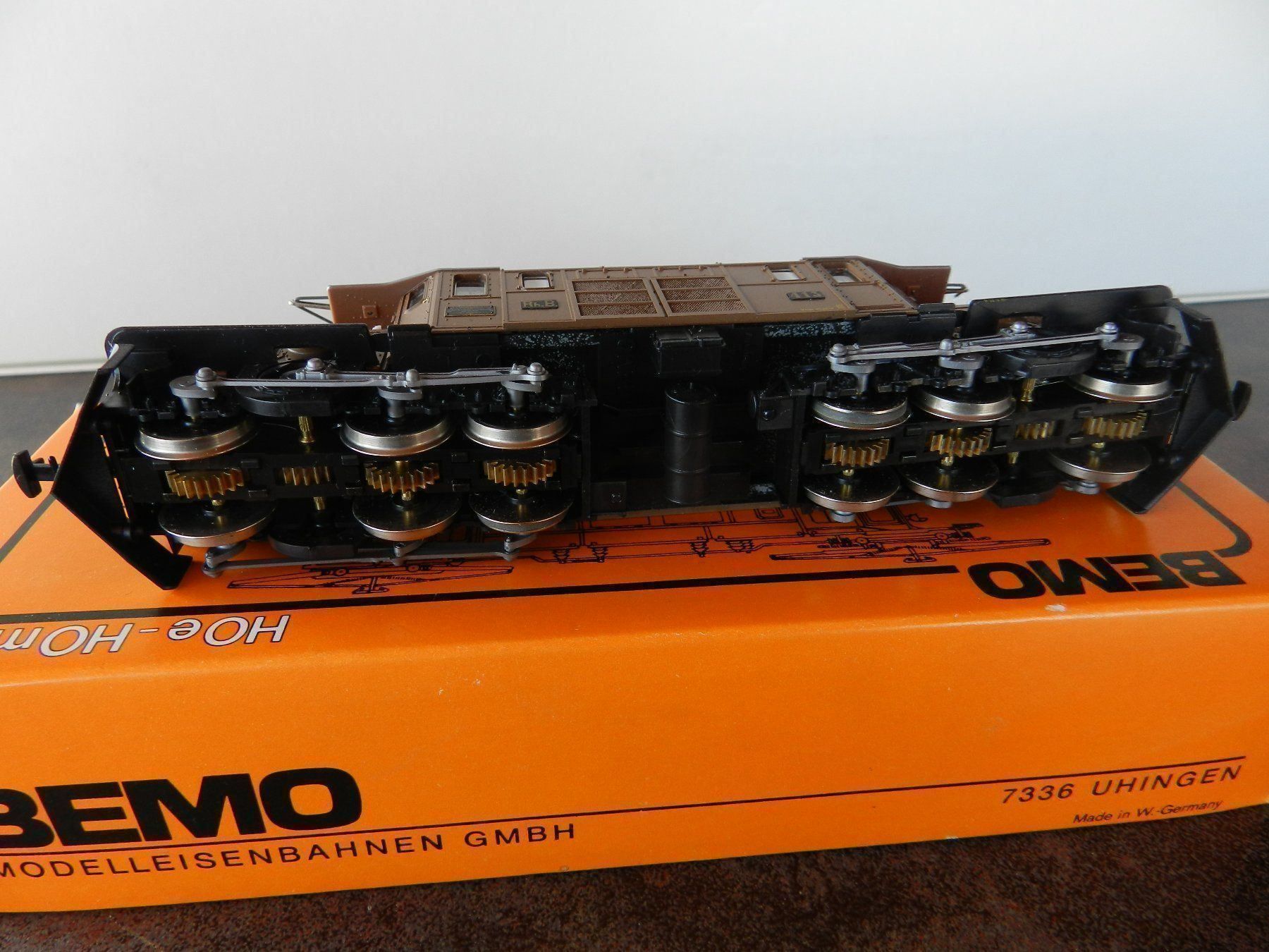Bemo Modelleisenbahnen: H0m BEMO E-Lok Ge 6/6 RhB braun KROKODIL – Neu (gemäss Beschreibung) aus Arzier-Le Muids von elocin83 5