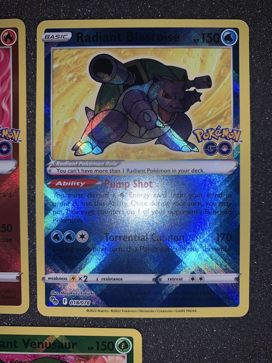 Pokémon Carte collezionabili: Radiant Charizard, Blastoise, Venusaur – Usato da Bironico venduto da ars_z6lb 3