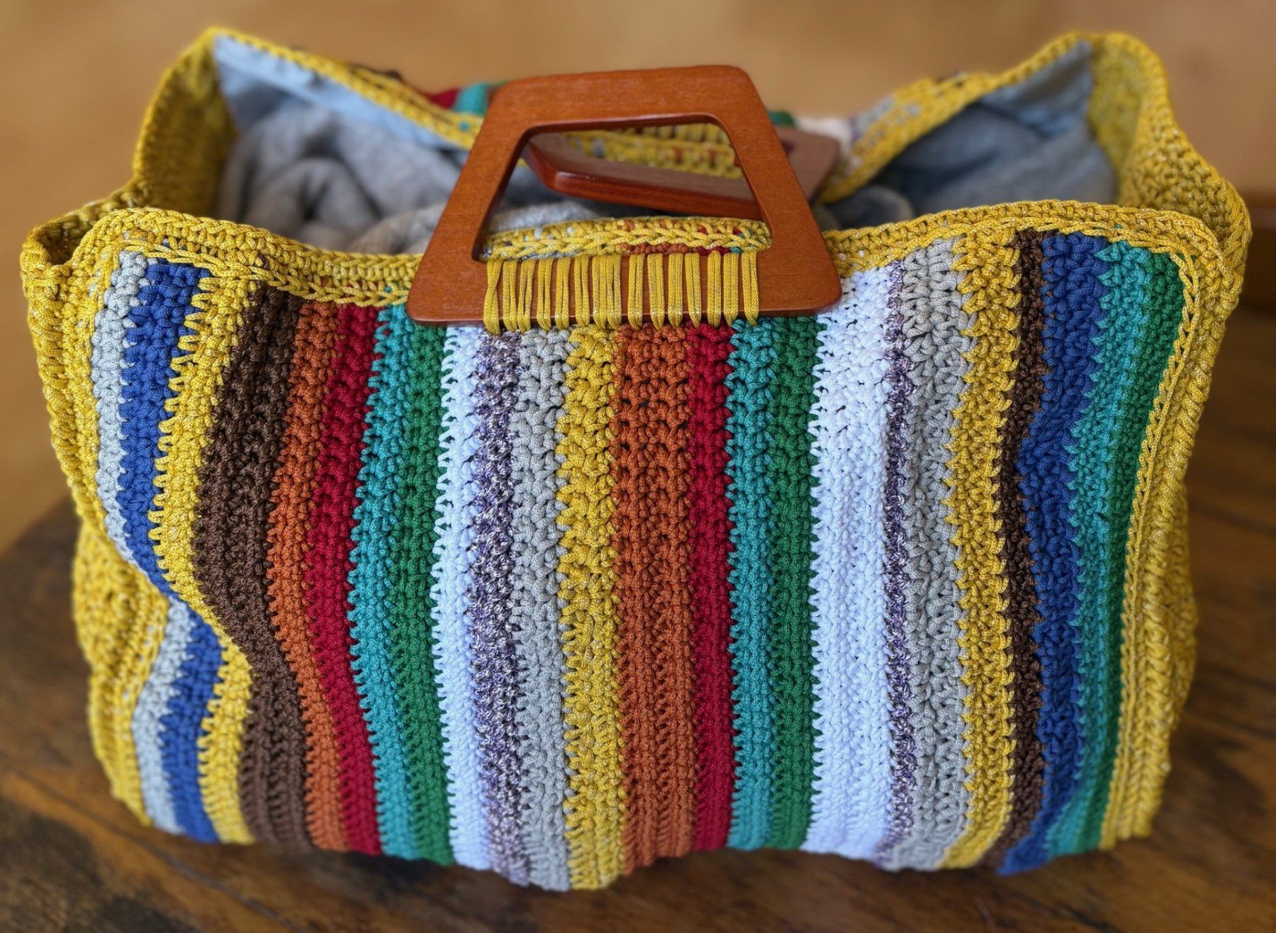 Borse da donna: BAG EN CROCHET HANDMADE!!! – Nuovo e nell'imballaggio originale da Locarno venduto da NicoNion