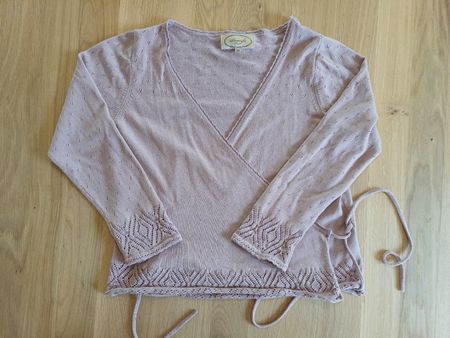 Sorgenfri Strickjacke, Gr. XS/S, lila